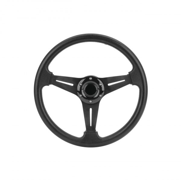 Рулевое колесо 13.5 алюминий черное ААА Тайвань