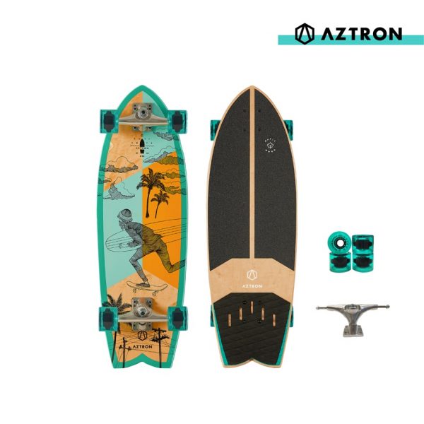 AZTRON Скейтбоард STREET 31 Surfskate Board AK-302