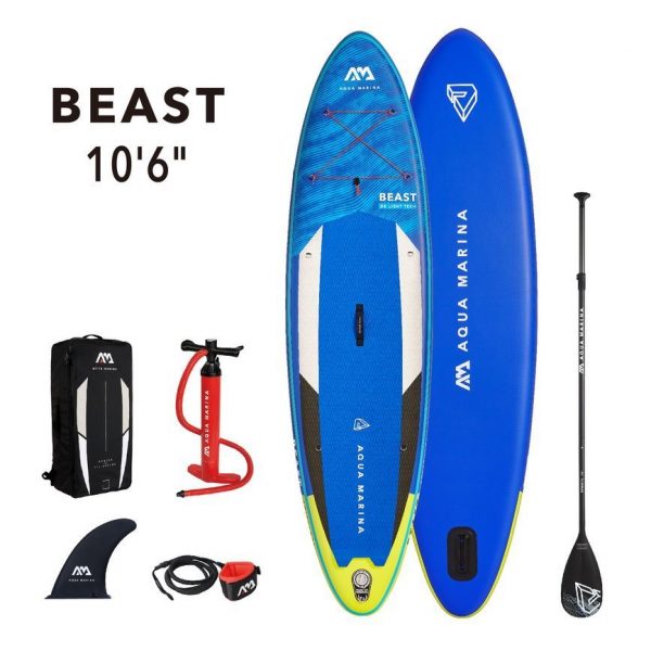 Доска Beast — Advanced All-Around iSUP，3.2m/15cm，with paddle and safety leash