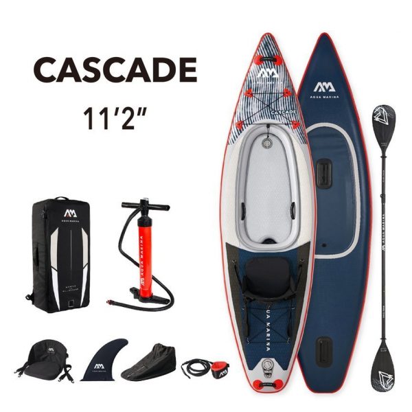 BT-21CAP Доска-каяк CASCADE — iSUP & Kayak Hybrid 3.4m/20cm with 2-IN-1 Paddle
