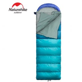 Спальный мешок с капюшоном Nature Hike U350 с фибер подкладкой (190+30)x75см
